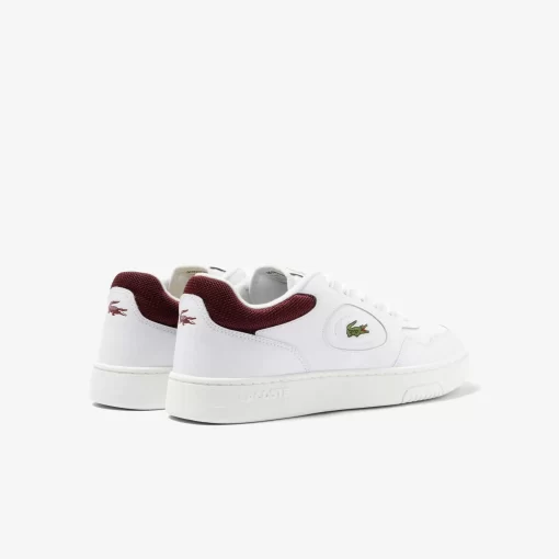 Lacoste Sneakers>Herren-Sneakers Lineset Aus Leder Wht/Burg 2G1