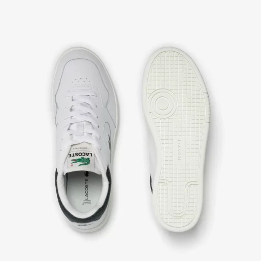 Lacoste Sneakers>Herren-Sneakers Lineset Aus Leder White/Dark Green 1R5