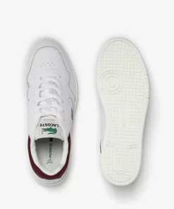 Lacoste Sneakers>Herren-Sneakers Lineset Aus Leder Wht/Burg 2G1