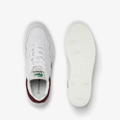 Lacoste Sneakers>Herren-Sneakers Lineset Aus Leder Wht/Burg 2G1