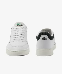 Lacoste Sneakers>Herren-Sneakers Lineset Aus Leder White/Dark Green 1R5