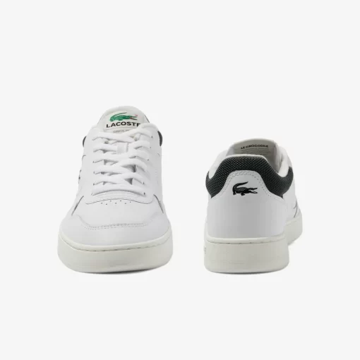 Lacoste Sneakers>Herren-Sneakers Lineset Aus Leder White/Dark Green 1R5