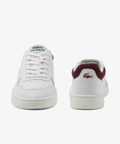 Lacoste Sneakers>Herren-Sneakers Lineset Aus Leder Wht/Burg 2G1