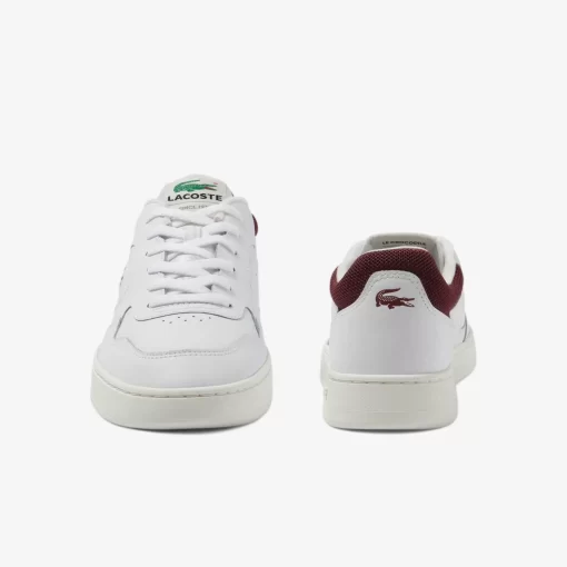 Lacoste Sneakers>Herren-Sneakers Lineset Aus Leder Wht/Burg 2G1