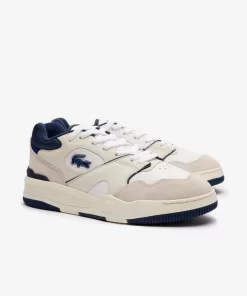 Lacoste Sneakers>Herren-Sneakers Lineshot Aus Leder Mit Logo White / Navy 042