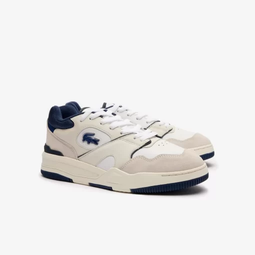 Lacoste Sneakers>Herren-Sneakers Lineshot Aus Leder Mit Logo White / Navy 042