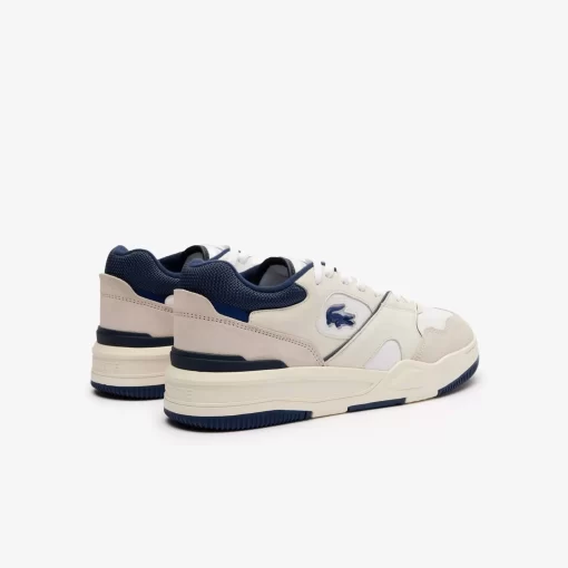 Lacoste Sneakers>Herren-Sneakers Lineshot Aus Leder Mit Logo White / Navy 042