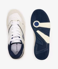 Lacoste Sneakers>Herren-Sneakers Lineshot Aus Leder Mit Logo White / Navy 042