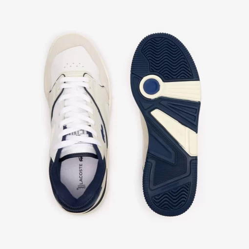 Lacoste Sneakers>Herren-Sneakers Lineshot Aus Leder Mit Logo White / Navy 042