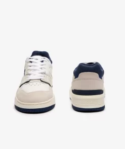 Lacoste Sneakers>Herren-Sneakers Lineshot Aus Leder Mit Logo White / Navy 042