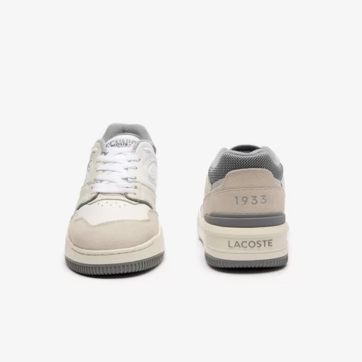 Lacoste Sneakers>Herren-Sneakers Lineshot Aus Leder Mit Logo White/Grey 081