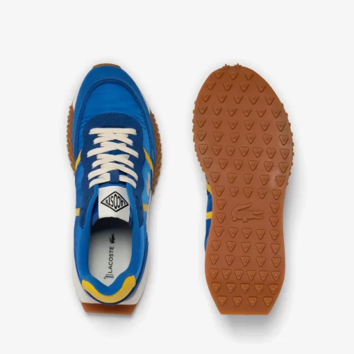 Lacoste Sneakers>Herren-Sneakers L-Spin Deluxe 3.0 Aus Textil Blu/Gum Acl