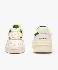 Lacoste Sneakers>Herren-Sneakers Lt 125 Contrasted Aus Leder Off Wht/Ylw Ht3