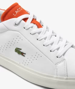 Lacoste Sneakers>Herren-Sneakers Powercourt 2.0 Orange Aus Leder White/Orange 1U2