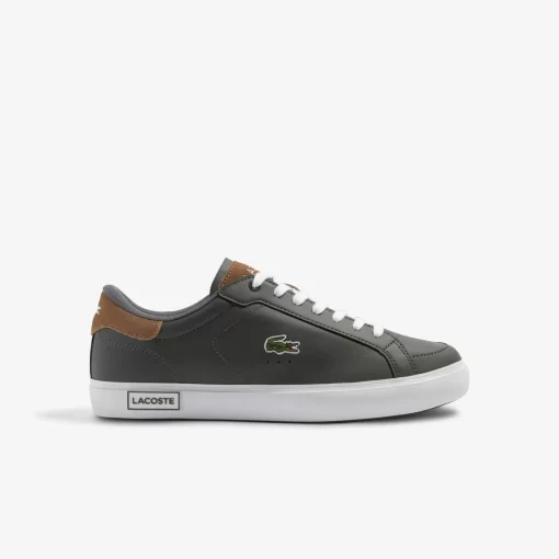 Lacoste Sneakers>Herren-Sneakers Powercourt Aus Leder Dark Grey/Brown 5A8