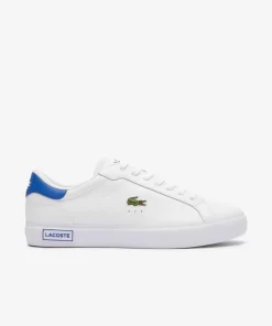 Lacoste Sneakers>Herren-Sneakers Powercourt Aus Leder Wht/Blue 080