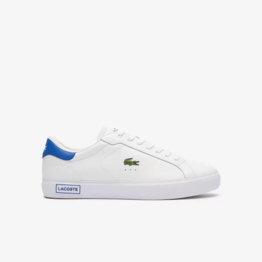 Lacoste Sneakers>Herren-Sneakers Powercourt Aus Leder Wht/Blue 080