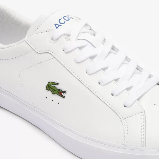 Lacoste Sneakers>Herren-Sneakers Powercourt Aus Leder Wht/Blue 080