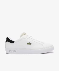 Lacoste Sneakers>Herren-Sneakers Powercourt Aus Leder Mit Logo An Der Lasche White/Black 147