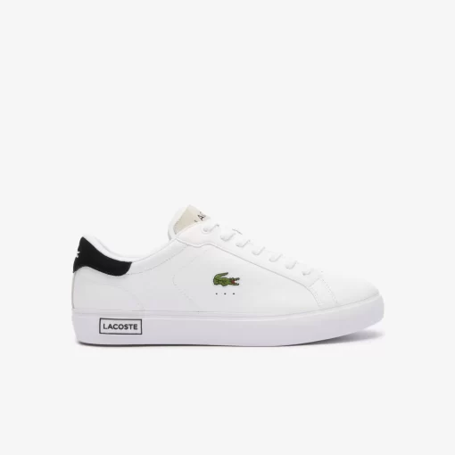 Lacoste Sneakers>Herren-Sneakers Powercourt Aus Leder Mit Logo An Der Lasche White/Black 147