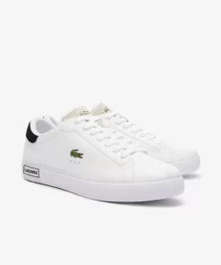 Lacoste Sneakers>Herren-Sneakers Powercourt Aus Leder Mit Logo An Der Lasche White/Black 147