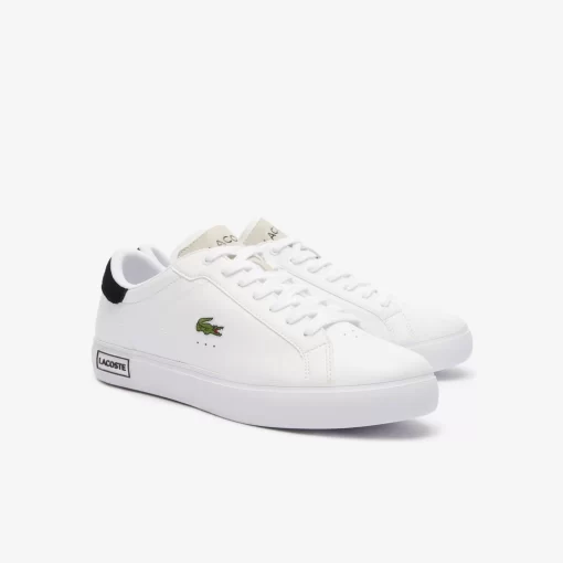 Lacoste Sneakers>Herren-Sneakers Powercourt Aus Leder Mit Logo An Der Lasche White/Black 147