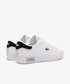 Lacoste Sneakers>Herren-Sneakers Powercourt Aus Leder Mit Logo An Der Lasche White/Black 147