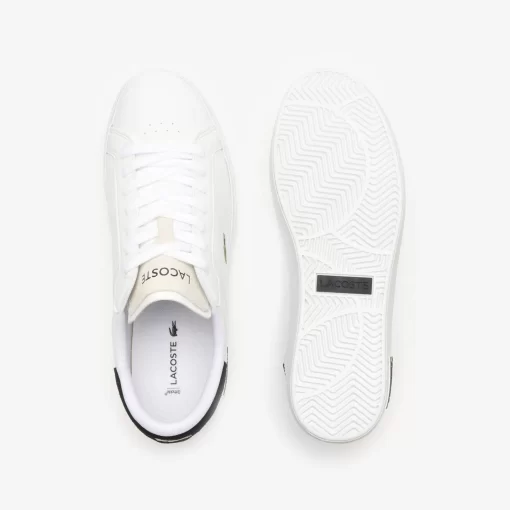 Lacoste Sneakers>Herren-Sneakers Powercourt Aus Leder Mit Logo An Der Lasche White/Black 147