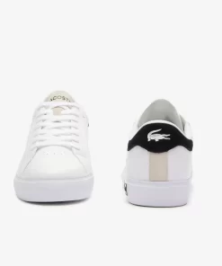 Lacoste Sneakers>Herren-Sneakers Powercourt Aus Leder Mit Logo An Der Lasche White/Black 147