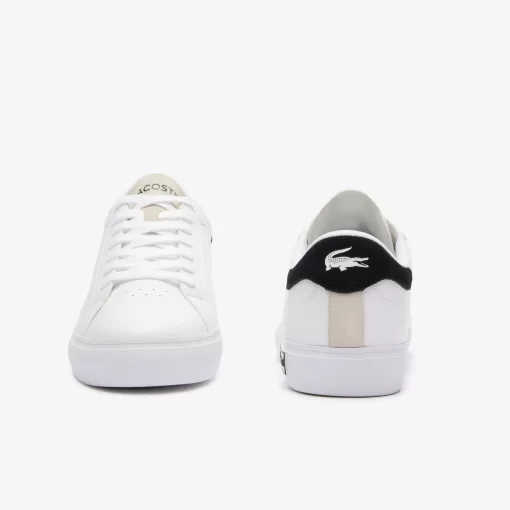 Lacoste Sneakers>Herren-Sneakers Powercourt Aus Leder Mit Logo An Der Lasche White/Black 147