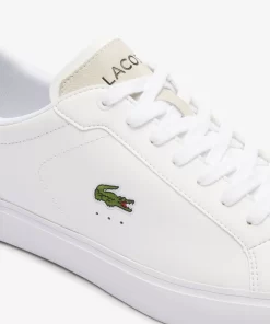 Lacoste Sneakers>Herren-Sneakers Powercourt Aus Leder Mit Logo An Der Lasche White/Black 147