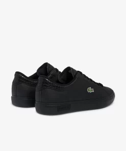 Lacoste Sneakers>Herren-Sneakers Powercourt Aus Poliertem Leder Black / Black 02H