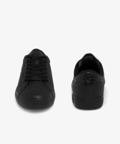 Lacoste Sneakers>Herren-Sneakers Powercourt Aus Poliertem Leder Black / Black 02H