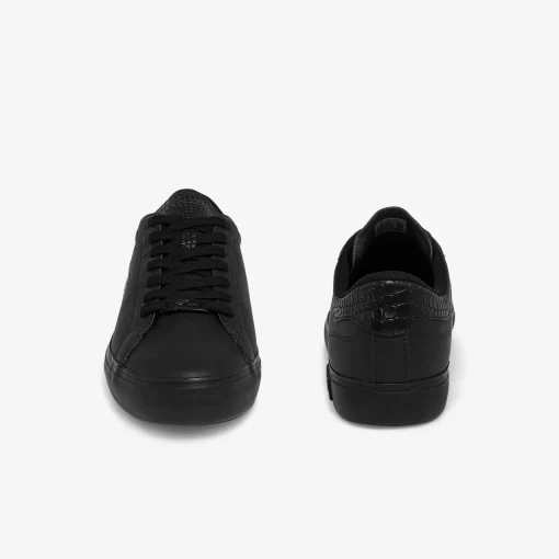 Lacoste Sneakers>Herren-Sneakers Powercourt Aus Poliertem Leder Black / Black 02H