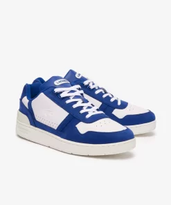 Lacoste Sneakers>Herren-Sneakers T-Clip Aus Kontrastleder Wht/Blue 080