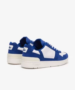 Lacoste Sneakers>Herren-Sneakers T-Clip Aus Kontrastleder Wht/Blue 080