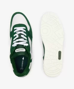 Lacoste Sneakers>Herren-Sneakers T-Clip Aus Kontrastleder White/Dark Green 1R5