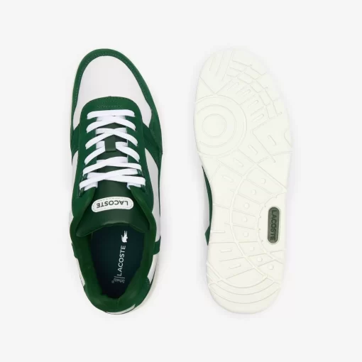 Lacoste Sneakers>Herren-Sneakers T-Clip Aus Kontrastleder White/Dark Green 1R5