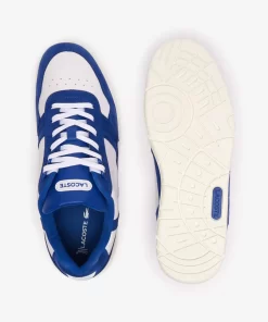 Lacoste Sneakers>Herren-Sneakers T-Clip Aus Kontrastleder Wht/Blue 080