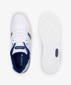 Lacoste Sneakers>Herren-Sneakers T-Clip Aus Kontrastleder Wht/Blue 080