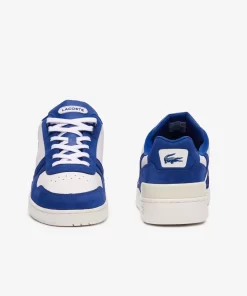 Lacoste Sneakers>Herren-Sneakers T-Clip Aus Kontrastleder Wht/Blue 080