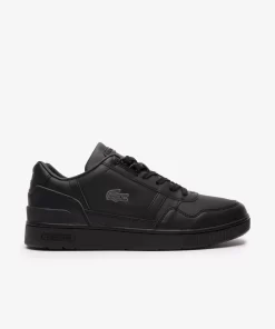 Lacoste Sneakers>Herren-Sneakers T-Clip Aus Leder Black / Black 02H