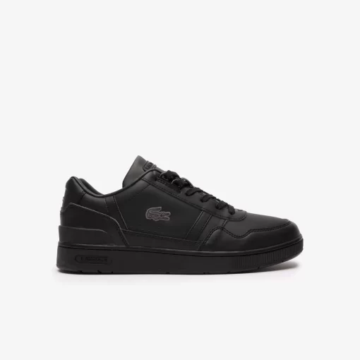 Lacoste Sneakers>Herren-Sneakers T-Clip Aus Leder Black / Black 02H