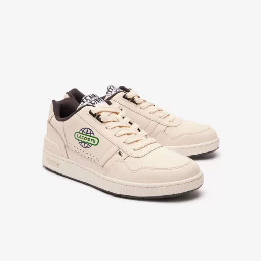 Lacoste Sneakers>Herren-Sneakers T-Clip Aus Leder Off Wht/Blk 2G9