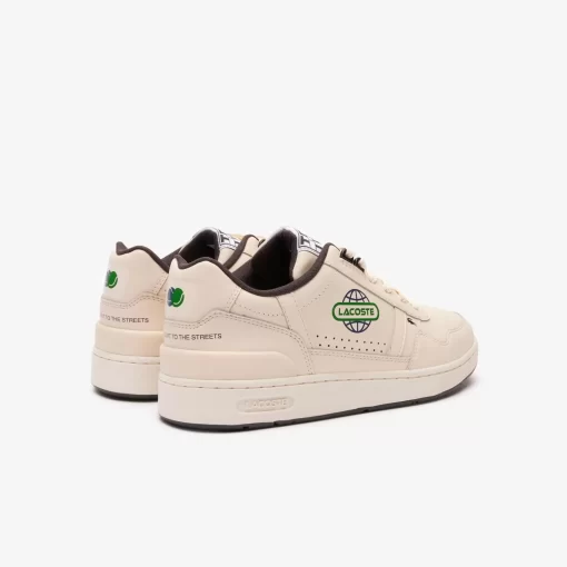 Lacoste Sneakers>Herren-Sneakers T-Clip Aus Leder Off Wht/Blk 2G9