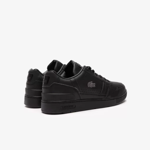 Lacoste Sneakers>Herren-Sneakers T-Clip Aus Leder Black / Black 02H