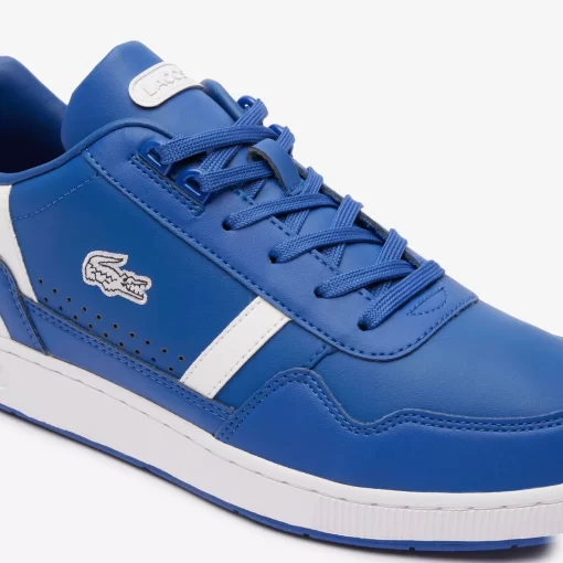 Lacoste Sneakers>Herren-Sneakers T-Clip Aus Leder Dk Blue /White 121