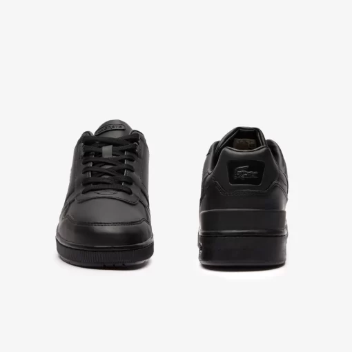 Lacoste Sneakers>Herren-Sneakers T-Clip Aus Leder Black / Black 02H