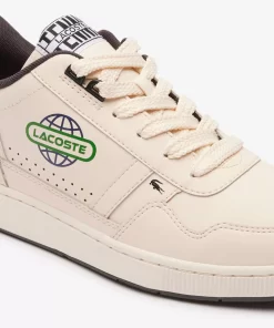 Lacoste Sneakers>Herren-Sneakers T-Clip Aus Leder Off Wht/Blk 2G9