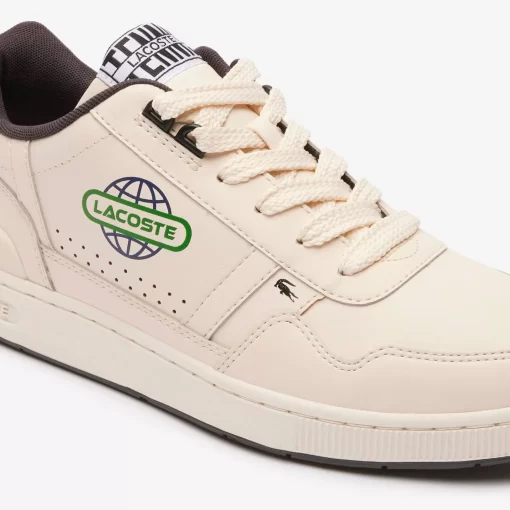 Lacoste Sneakers>Herren-Sneakers T-Clip Aus Leder Off Wht/Blk 2G9